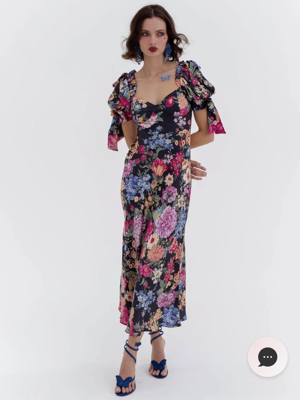 Selkie Puck Poet Slip Dress S - Picture 13 of 17
